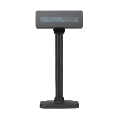 BIRCH VISOR CLIENTE PRETO 2X20 USB/RS232 ALIMENTADO SUBST DSP-880FB