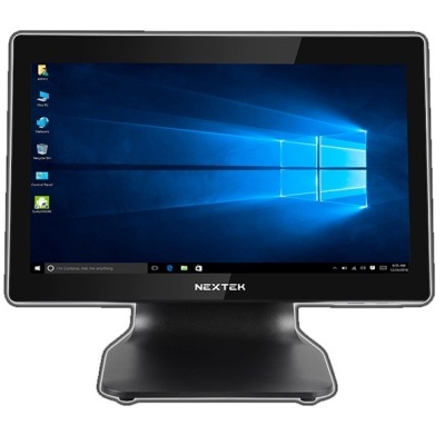 Monitor tátil preto NEXTEK com ecrã do Windows 10