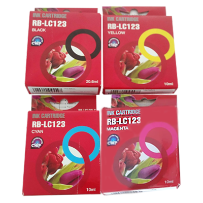 Pack Tinteiros Compatível BROTHER LC123