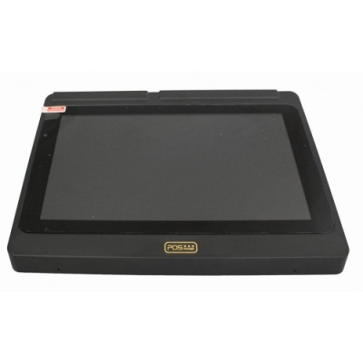 Ponto de venda compacto com visor e impressora