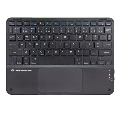 Teclado Bluetooth C/ Touchpad Recarregável 10"