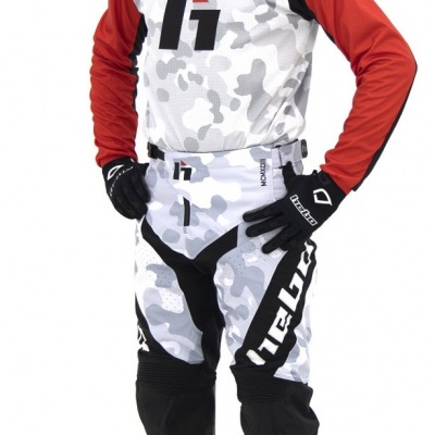 EQUIPAMENTO HEBO STRATOS II CAMO BRANCO / VERMELHO