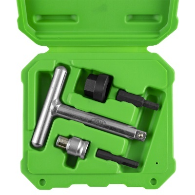 CONJUNTO EXTRACTOR DE BUJÕES DE CÁRTER DE PLÁSTICO