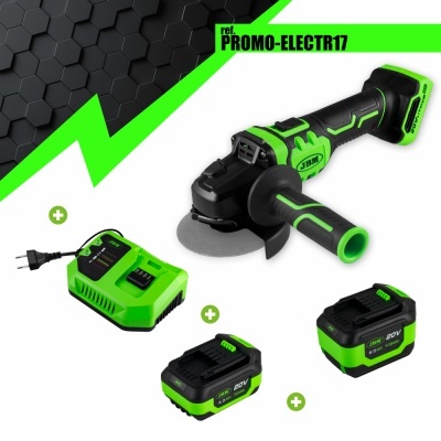 PROMO-ELECTR17 : REBARBADORA A BATERIA + 2 BATERIAS + CARREGADOR