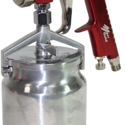 Pistola Pintar, Copo Inferior em Alumínio, 1000ml, 1.8mm
