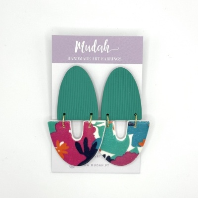 Carlota - verde e padrão