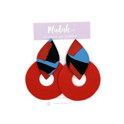 Sandra - padrão e vermelho