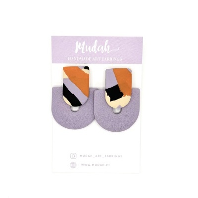 Camila - padrão e lilás seco