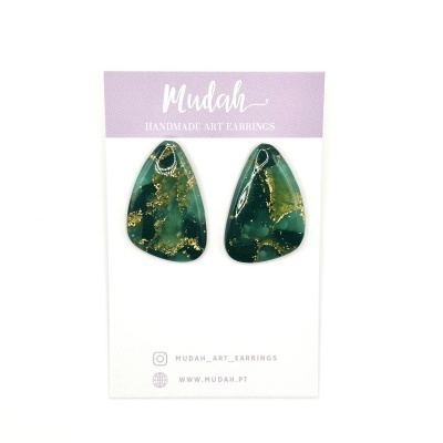 Joana - padrão verde marmoreado