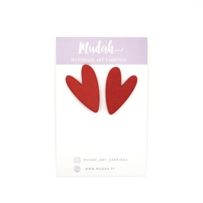 Corações pequenos - vermelho