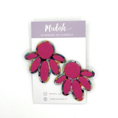 Maria - padrão colorido e rosa