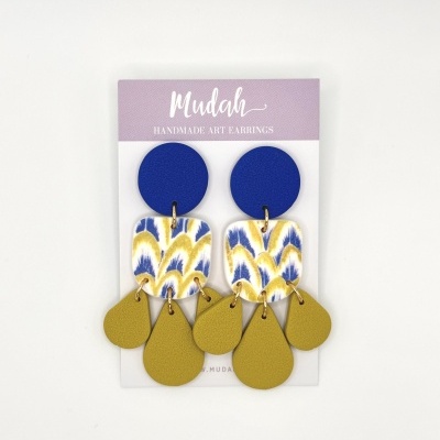 Isabel - padrão azulão e verde lima