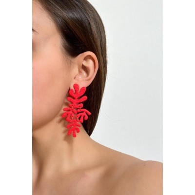 Coral grande - vermelho