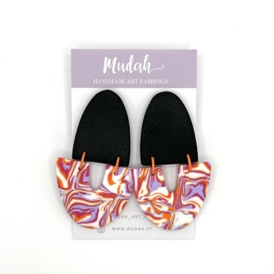 Carlota - preto e padrão