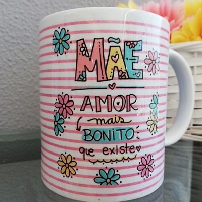 Caneca Mãe amor mais bonito