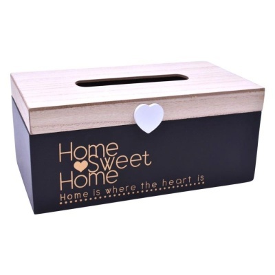 CAIXA MADEIRA P/LENÇOS