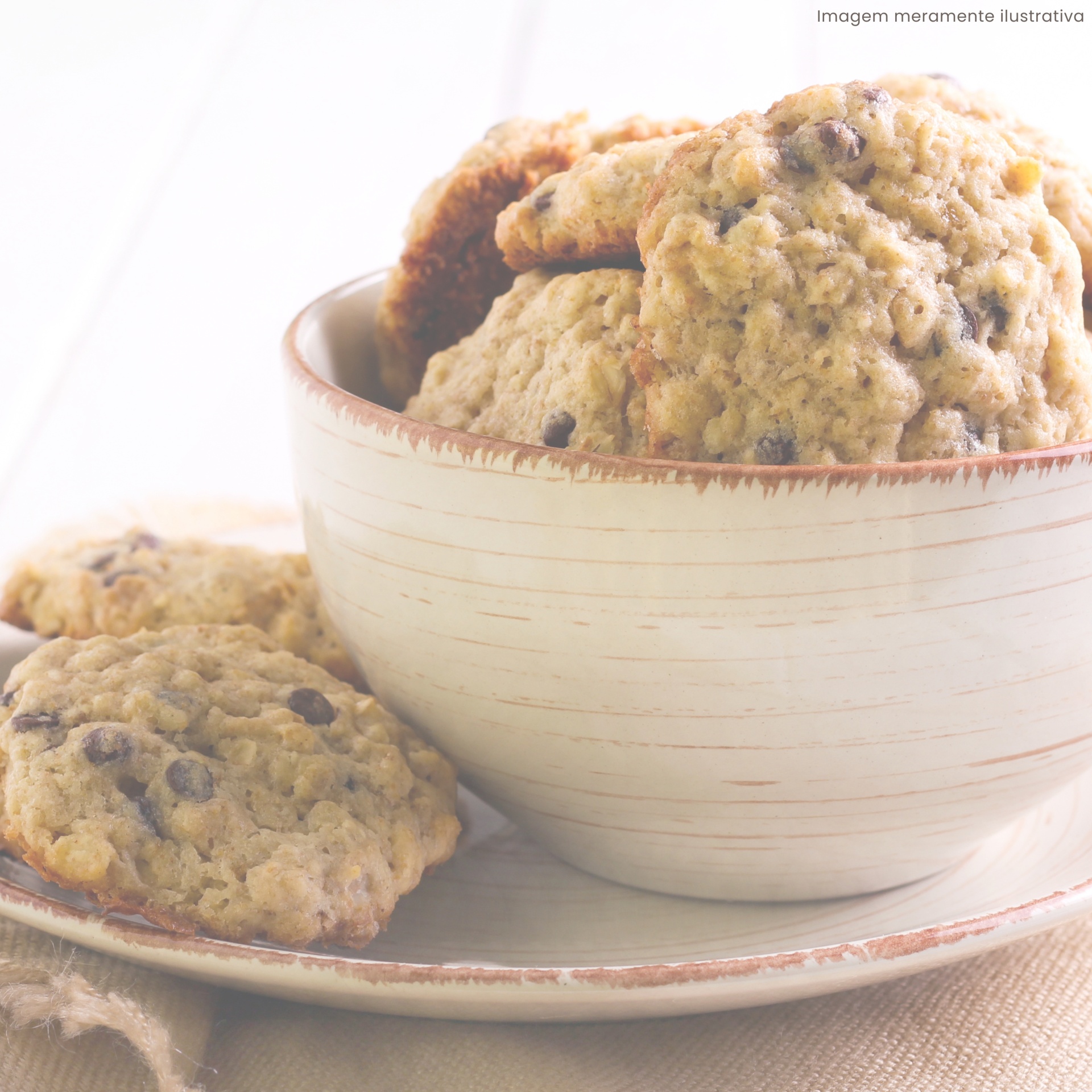 Receita saudável de cookies de aveia