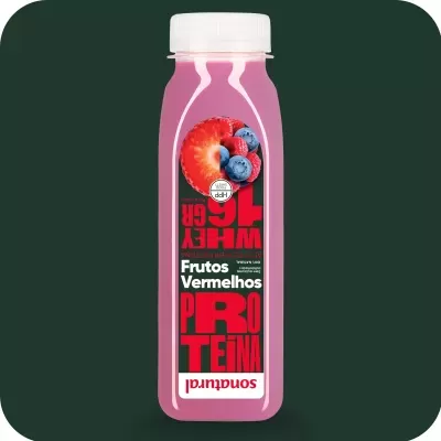 Sumo Proteína Whey e Frutos Vermelhos Sonatural 250ml x6