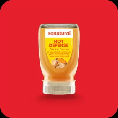 Pack Shot Turmérico e Pimenta Cayenne Sonatural 125ml