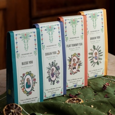 Pack&#x20;4&#x20;Tisanas&#x20;Biol&#x00F3;gicas&#x20;&quot;Senasaud&#x00E1;veis&quot;