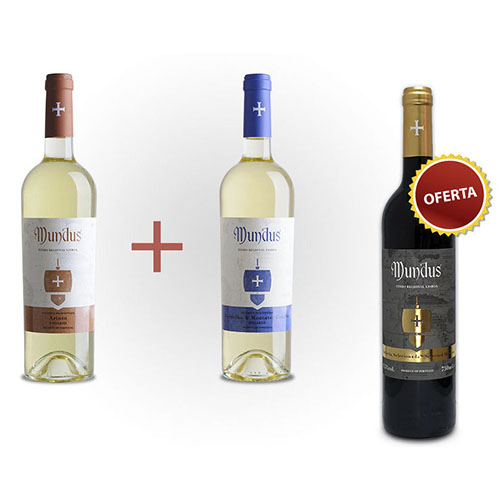 Mundus Arinto Branco e Mundus Verdelho & Moscatel Graúdo Branco + Oferta