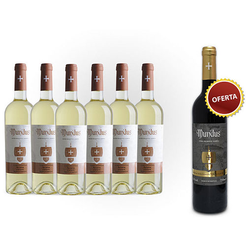 Mundus Arinto Branco + Oferta Mundus Colheita Selecionada Tinto