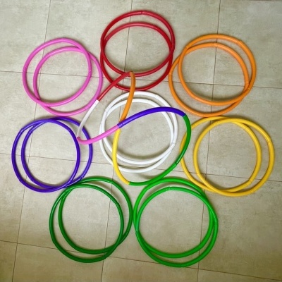 Caixa com 16 aros e comando "amendoim"