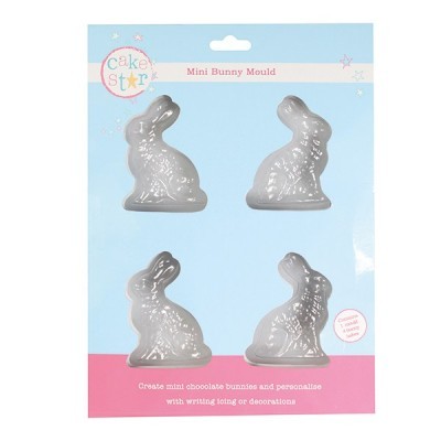 Molde Mini Coelhos 82x60mm