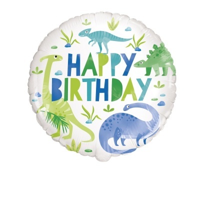 Balão STd HBirthday Dinos