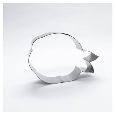 Cortador de biscoitos metálico formato balão de fala