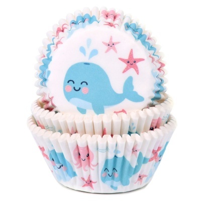 Formas Cupcake Baleia Azul,pk/50