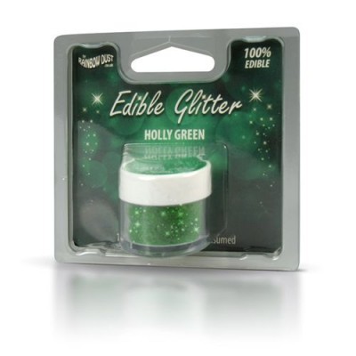 purpurinas - Glitter Holly Green