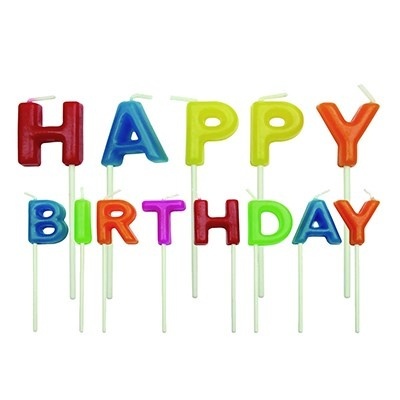 Velas Happy Birthday Se/t 13