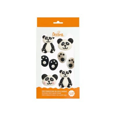 Decorações Açucar Panda,pk/6