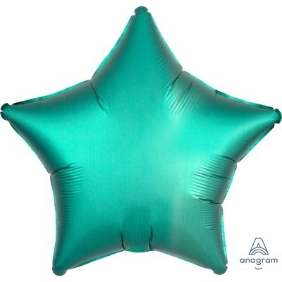 Balao Estrela 45cm - Satin Verde Jade