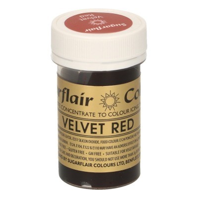 Corante Gel Velvet RED, 25gr