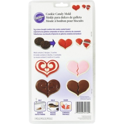 Molde Chocolate Coração Duplo