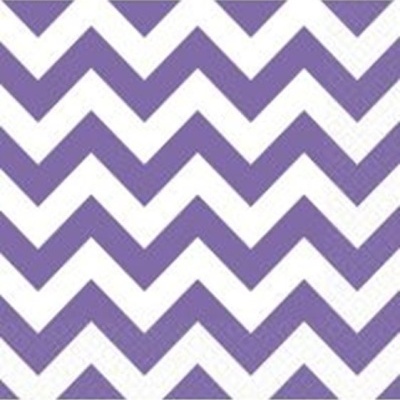 Guardanapos Chevron Lilas