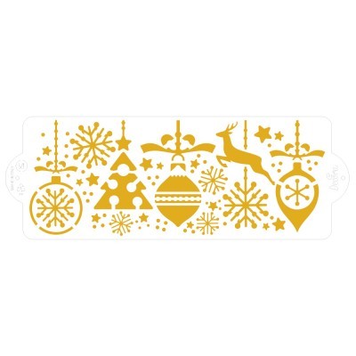 Stencil Christmas Decorations