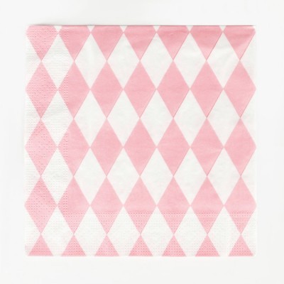 Guardanapos Light Pink Diamonds, pk/20