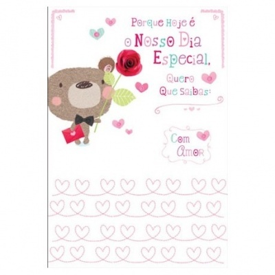 Postal Porque hoje é nosso dia(…)