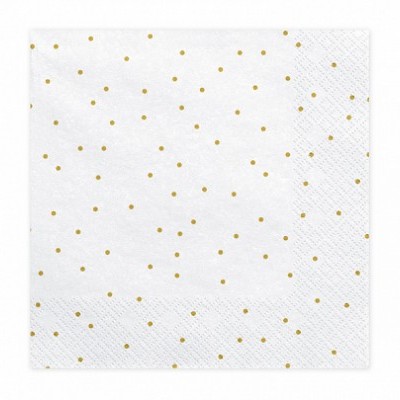 Guardanapos Dots, 33x33 cm,pk/20
