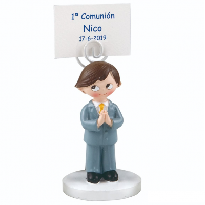 Porta Fotos Menino Comunhão Gravata Amarela