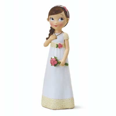 Menina Comunhão vestido Romantico,16cm