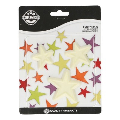 Cortadores Estrelas Funky,pk/3