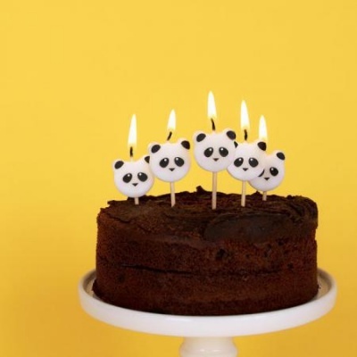 Velas Mini Panda, pk/8