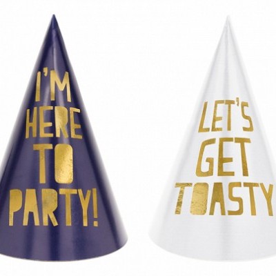 Chapeus Happy NYear Mix,pk/6