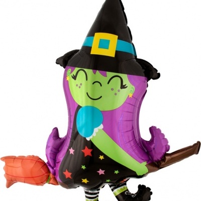 Balão SuperShape Cute Witch on Broom