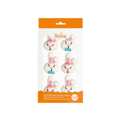 Decorações Açucar Bunny, pk/6