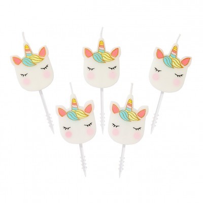Velas Unicornio,pk/5